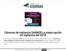 Tablet Screenshot of camarasdeseguridad.info